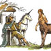 King Tirian, Jewel the Unicorn, and Roonwit the Centaur (from The Last Battle)