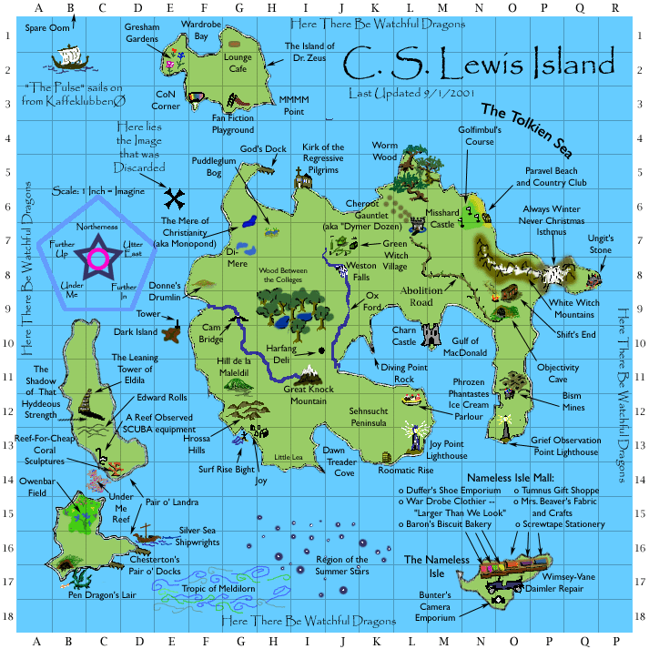 C. S. Lewis Island Map